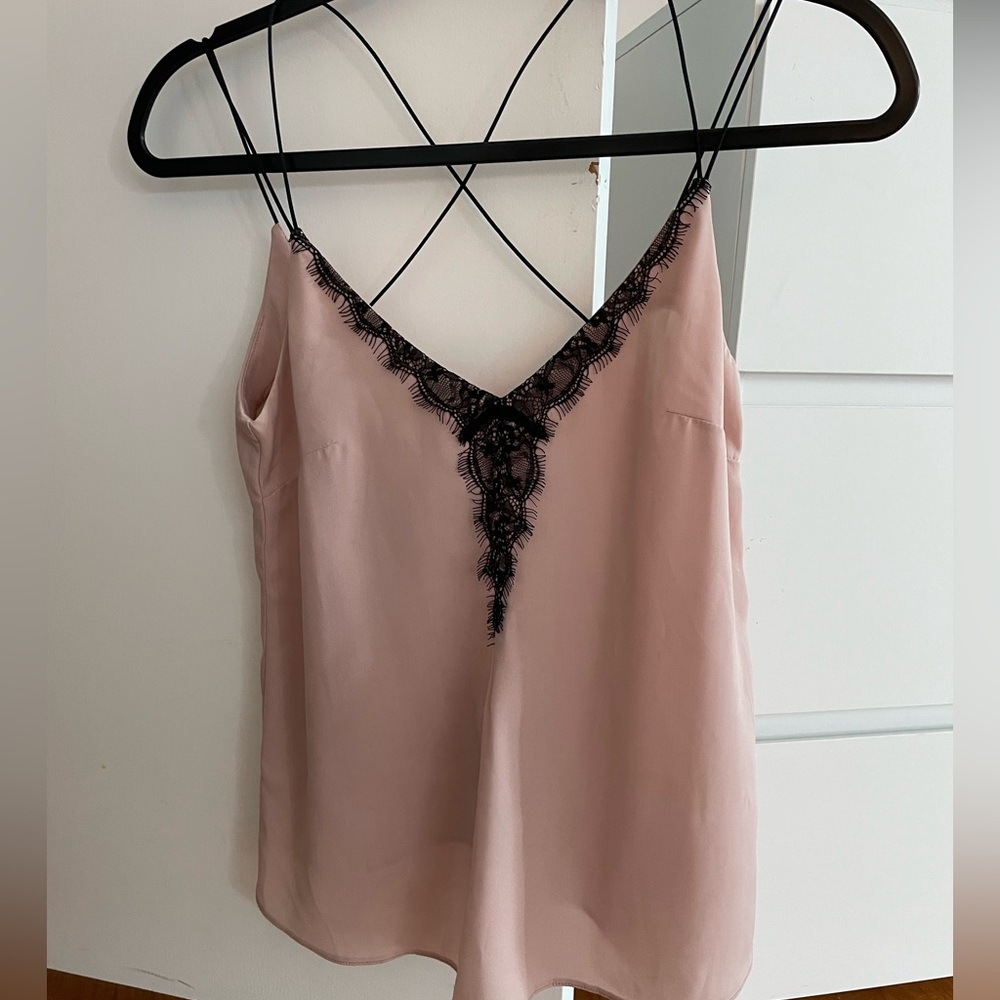 ASOS Petite Pink Asymmetrical Embellished Camisole
